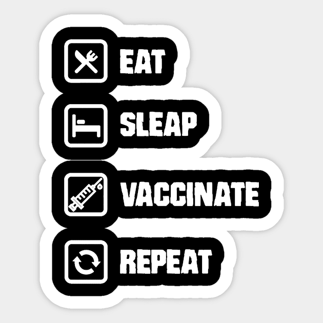 Eat Sleep Sticker by WkDesign